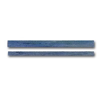 Filete de madera teñido de azul